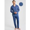 Pánské pyžamo Derek3484 (Velikost 4XL, Barva zz51-tm.modrá)
