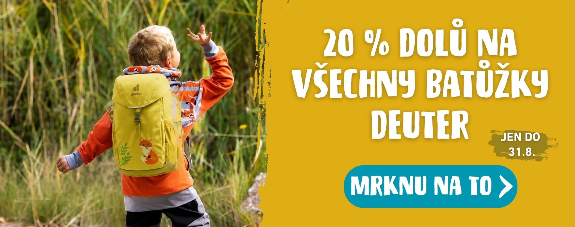 3. 20% sleva na batohy deuter