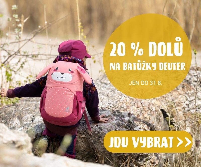 3. 20 % sleva na batohy deuter