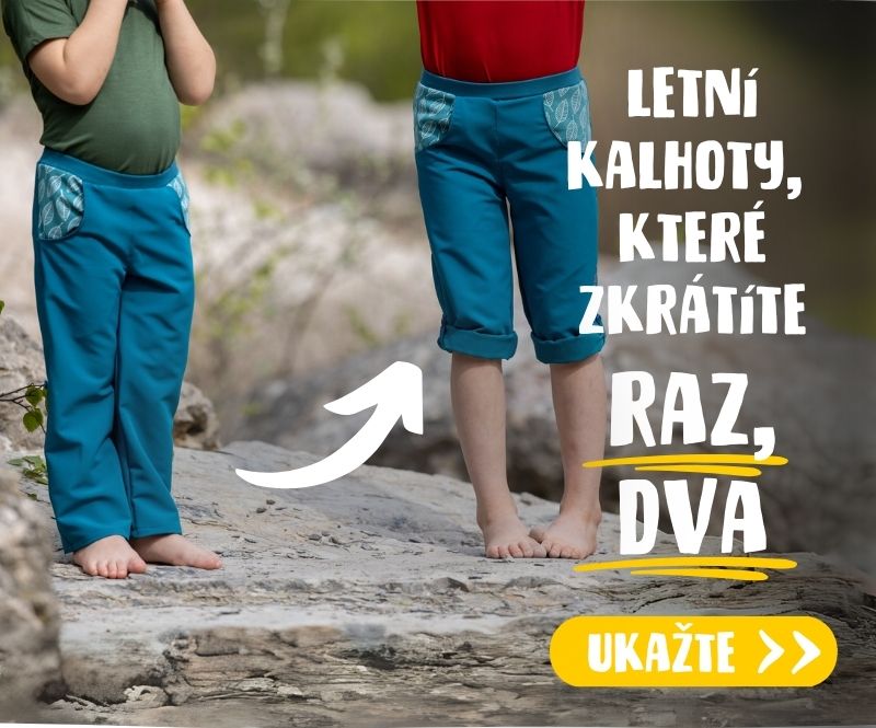 Dětské letní softshellové kalhoty