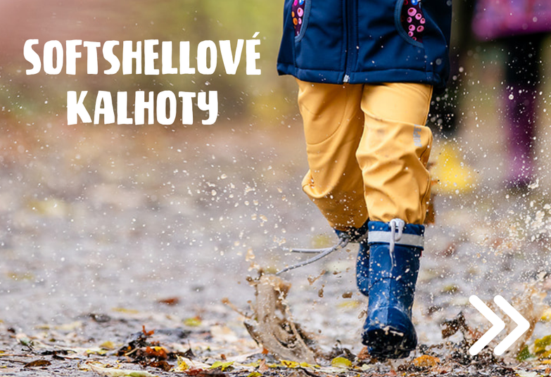 Dětské softshellove kalhoty zimní s fleecem