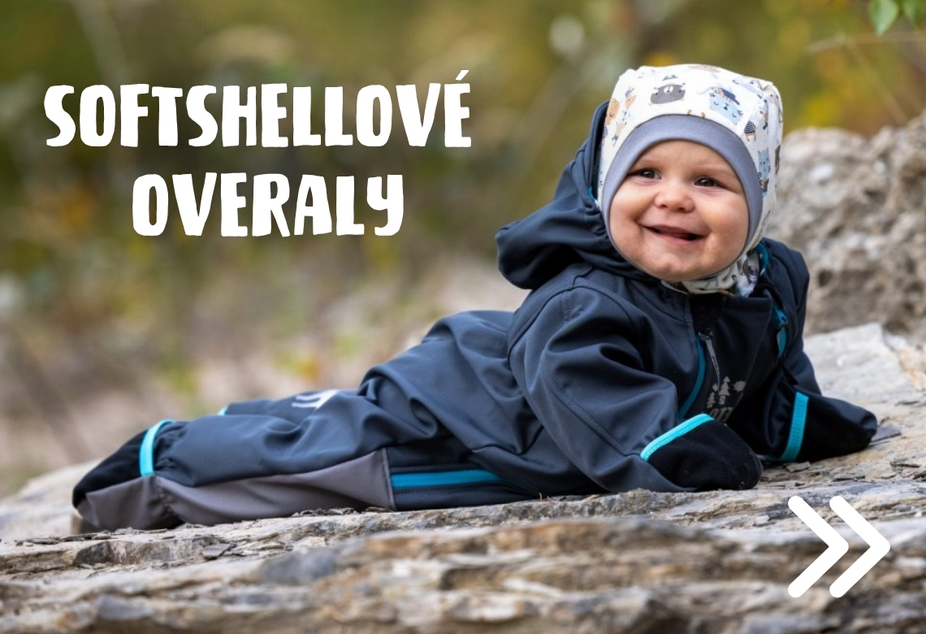 Detsky softshellovy overal