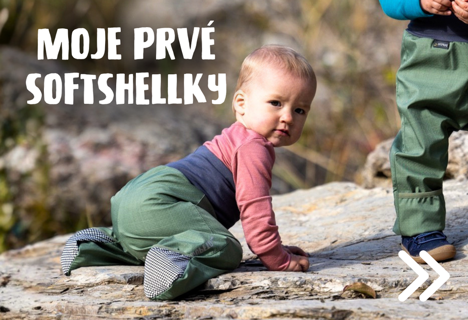 Softshellové nohavice pre babatko