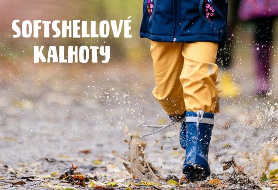 Dětské softshellove kalhoty zimní s fleecem