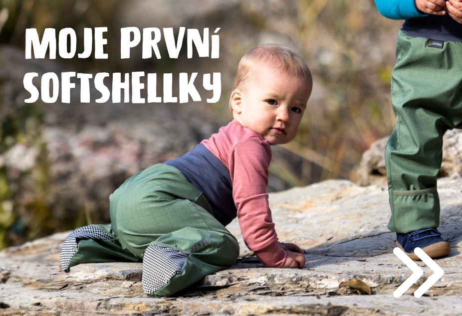 Moje první softshellové kalhoty