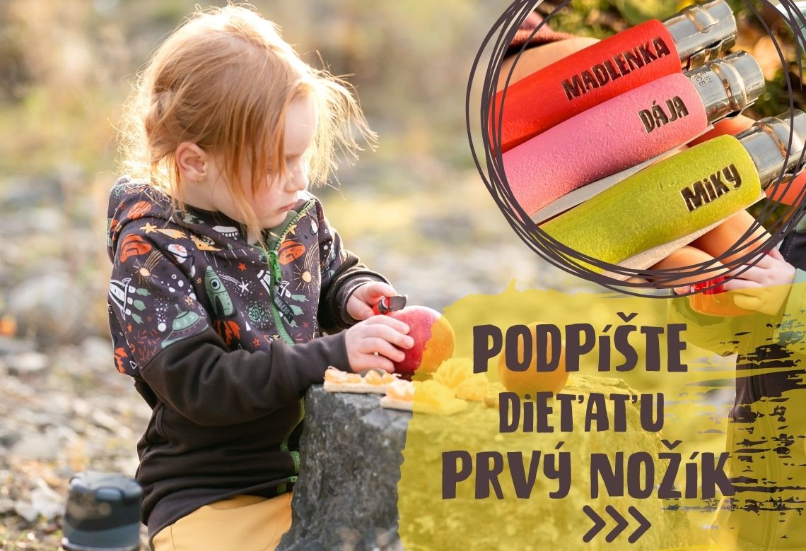 gravírovanie mena na detsky nozik
