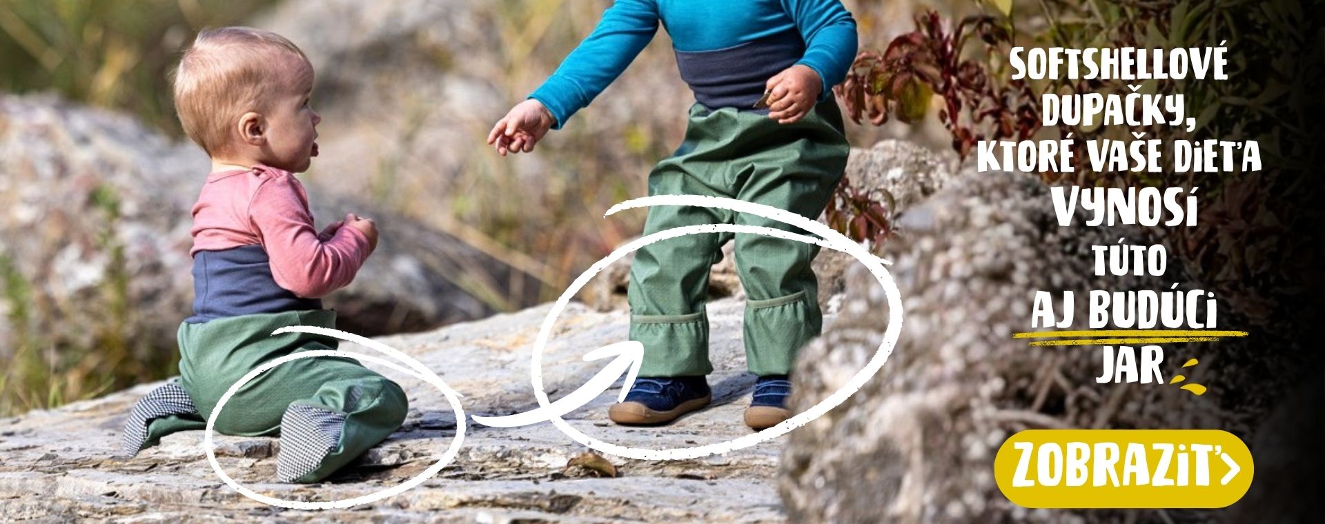 Moje prvni softshellky jaro