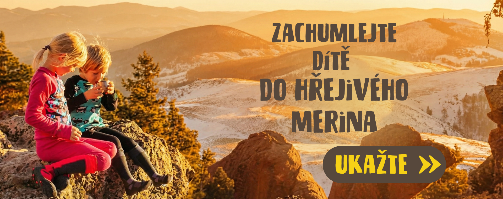 funkční merino triko dětské body