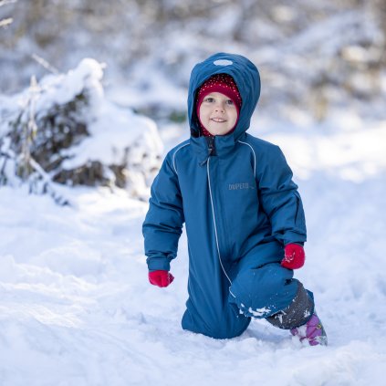 DUPETO 1x1 zimni overal petrolejovy 4