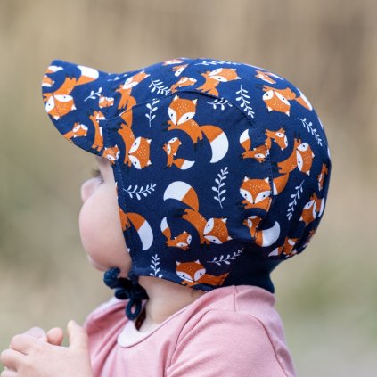 detska cepice modra lisky 10