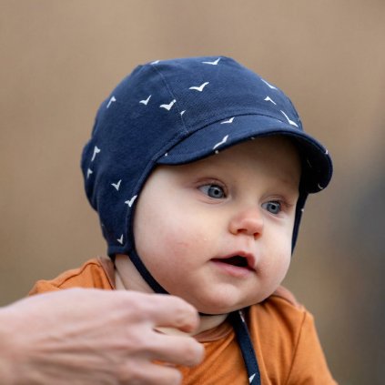 DUPETO detska cepice s ksiltem modra vlastovky 4