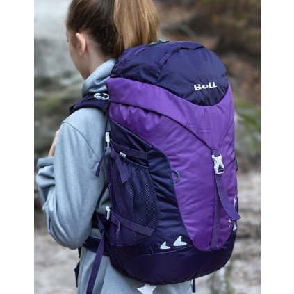 detsky batoh boll scout violet