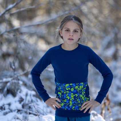 DUPETO 1x1 merino triko s kapsou boruvky 1