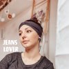 nausnice flowerski modre jeans lover
