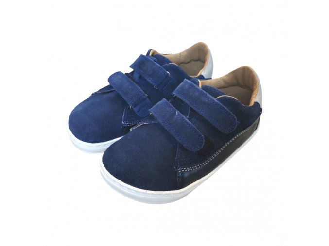 Barefoot topánky Dark Blue Nubuk - OK bare