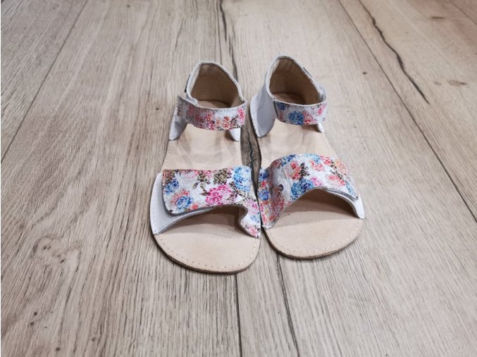Barefoot sandále Mirrisa biele farebne 10R12 OK bare 1