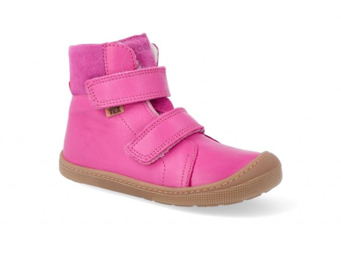 Barefoot topanky Emil Napa Tex Wool Fuchsia Dupidup 1