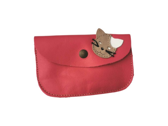 Peňaženka tmavoružová Mačka OK Bare Dupidup 1