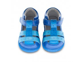 Jordan T-strap blue / turquoise - Jack and Lily