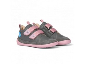 Affenzahn Sneaker Leather Buddy Koala Grey Rose Dupidup 4