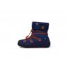 Snehule Snowy Witty Snowboot Vegan Elephant Blue Orange Affenzahn Dupidup 3