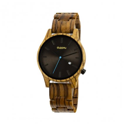 Dřevěné hodinky Duppau Taki pro muže a ženy