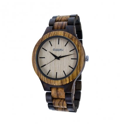 Pánské dřevěné hodinky Duppau Woody