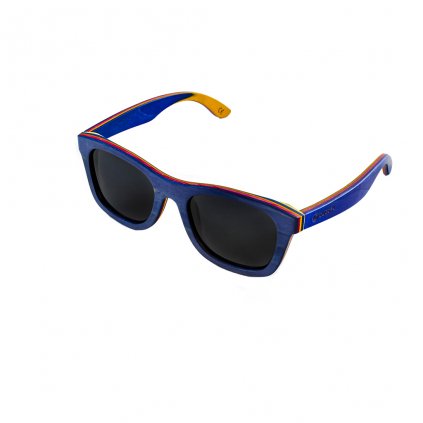 Dřevěné sluneční brýle Duppau Skateboard Grey