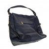 damska kabelka duppau feli hobo modra pohled sikmo zprava s kapsou na zip