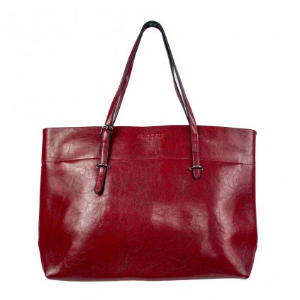 Damenhandtasche Shopper Duppau Iva weinrot Vorderansicht