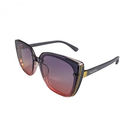 Polarisierte Damen Sonnenbrille Duppau Barbados grau Cat Eye