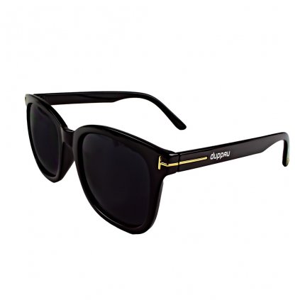 Damen Sonnenbrille Duppau Malta schwarz im Wayfarer Stil