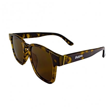 Die quadratische braune Sonnenbrille Duppau Tuvalu steht Damen und Herren