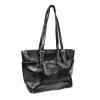 Damenhandtasche Duppau Liv Shopper groß schwarz rechte Ansicht mit Taschen