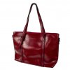 Damenhandtasche Duppau Trixi Shopper Weinrot Ansicht von links