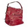 Damenhandtasche Hobo Duppau Grace Rot mit Reißverschlusstasche rechte Ansicht