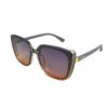 Polarisierte Damen Sonnenbrille Duppau Trinidad grau Cat Eye Style