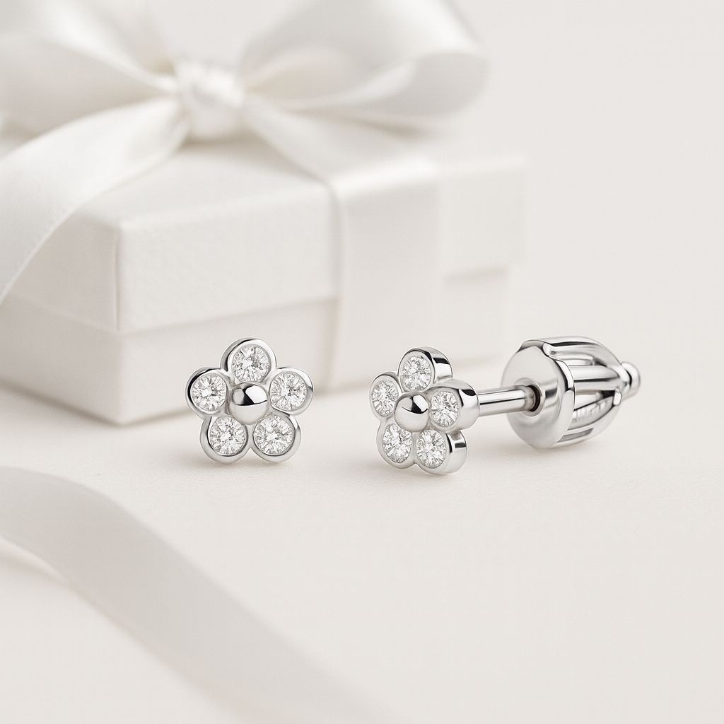 Zlaté detské náušnice