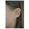 detské náušnice biele zlato s kamienkami bielymi slzy zapínanie brizúra duppi DU70544 3