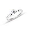 zásnubný prsteň s diamantom biele zlato duppi du22182