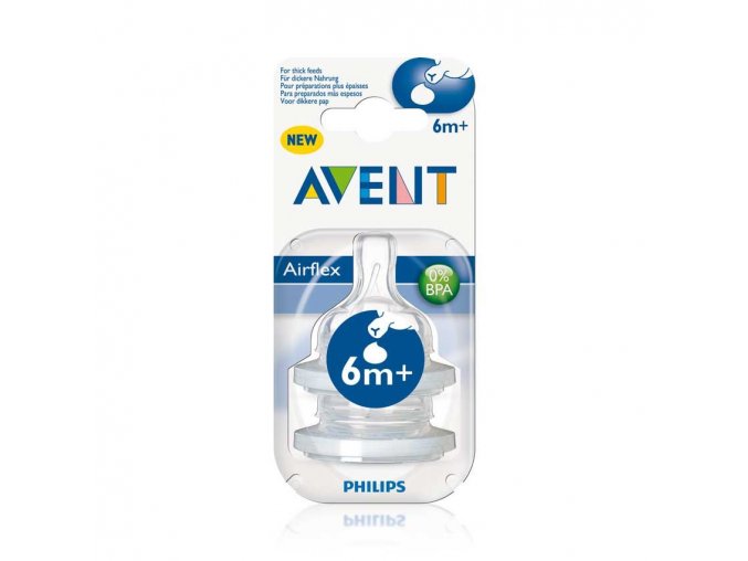 AVENT dudlík  Airflex 6+  kaše 2 ks