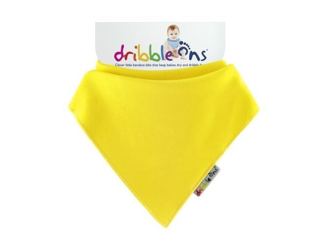 KIKKO bryndák/ slintáček - Dribble Ons®  Bright - žlutý