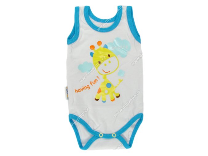 Kojenecké body tilko EWA - SAFARI modré
