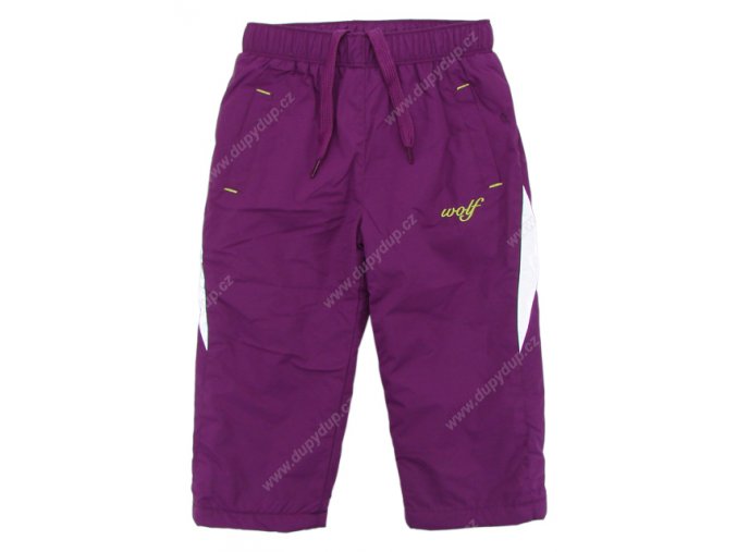 Kalhoty s fleesovou podšívkou WOLF B2471 fialové