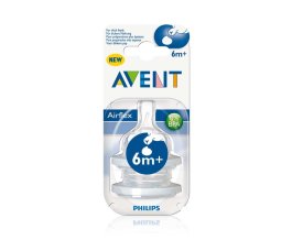 AVENT dudlík  Airflex 6+  kaše 2 ks