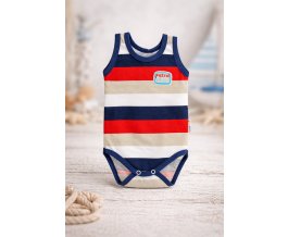 Kojenecké body tilko EWA - NEON modročervené