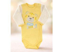 Body s dlouhým rukávem EWA SWEET žluté