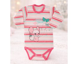 Body s dlouhým rukávem EWA CIRCUS růžová