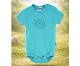 G-mini kojenecké body s krátkým rukávem G5103 tyrkysové