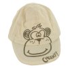 Kšiltovka s opičkou PIDILIDI PD396 smetanová